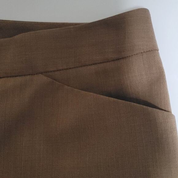 Lafayette 148 New York Brown Irving Wool Trouser, 10,  Classic,  Professional - Picture 6 of 11